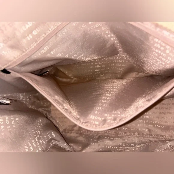 Kate Spade x Disney Minnie Mouse Francis Womens Tote Bag Cream Storybook lining - Picture 16 of 16